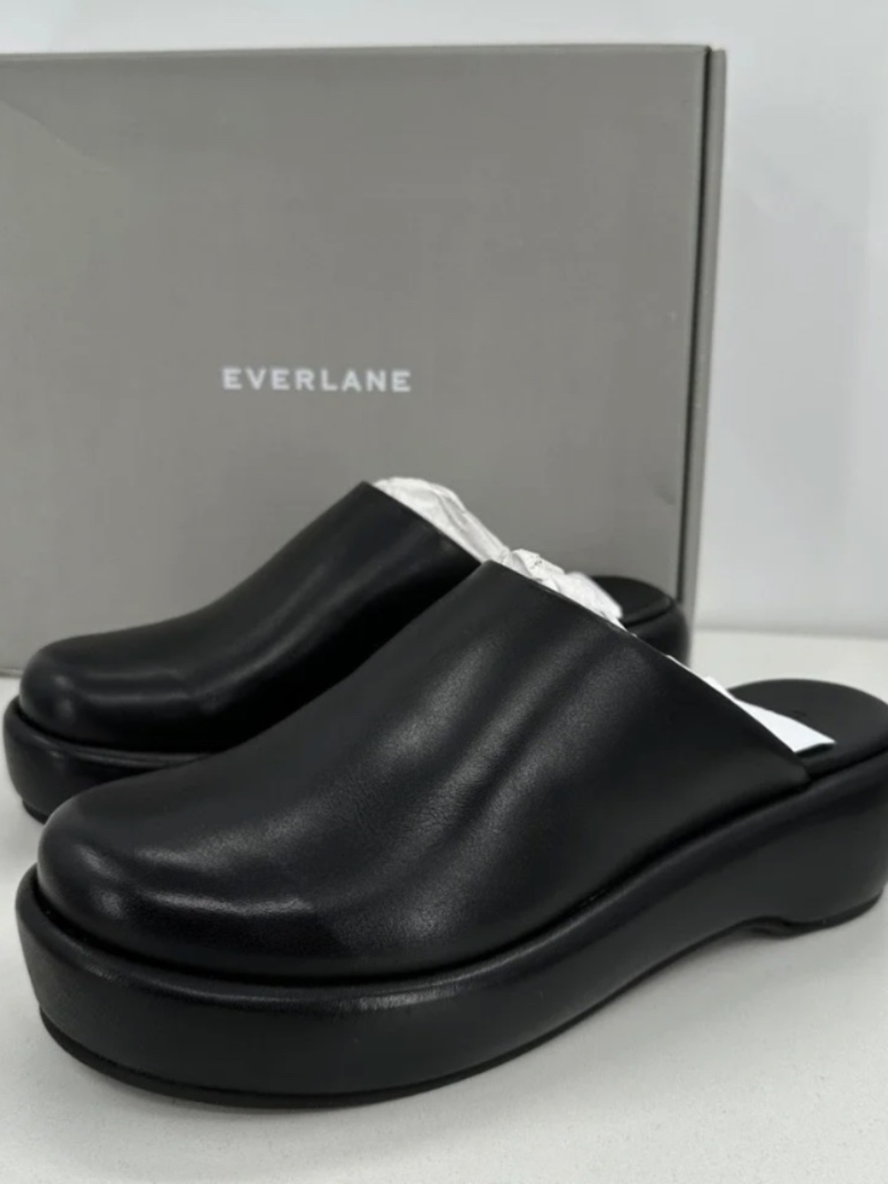 Everlane The Puffa Flatform in Black  size 9.5